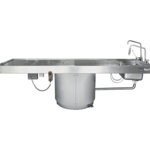 height-adjustable autopsy table