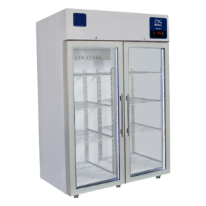 DS-GM14GB-I high‑capacity reach‑in laboratory freezer with two glass doors